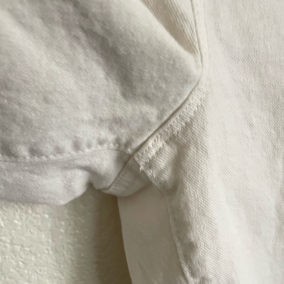 Ann Taylor The Trouser Wide Leg Jeans 10 Ivory - Picture 5 of 10